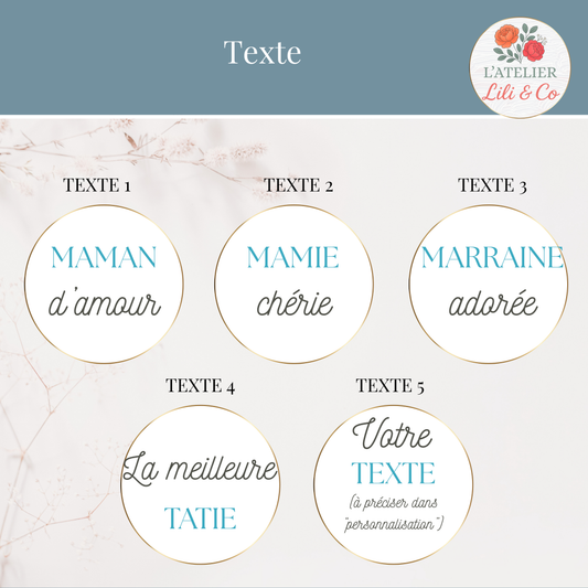 Mug collection "Merci en fleurs"