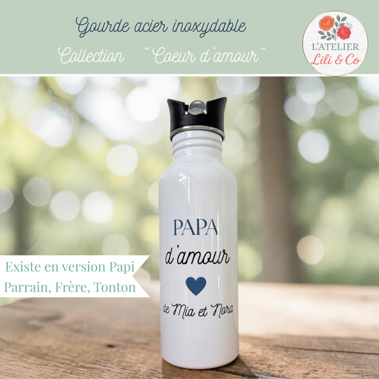 Gourde collection "Coeur d'amour"