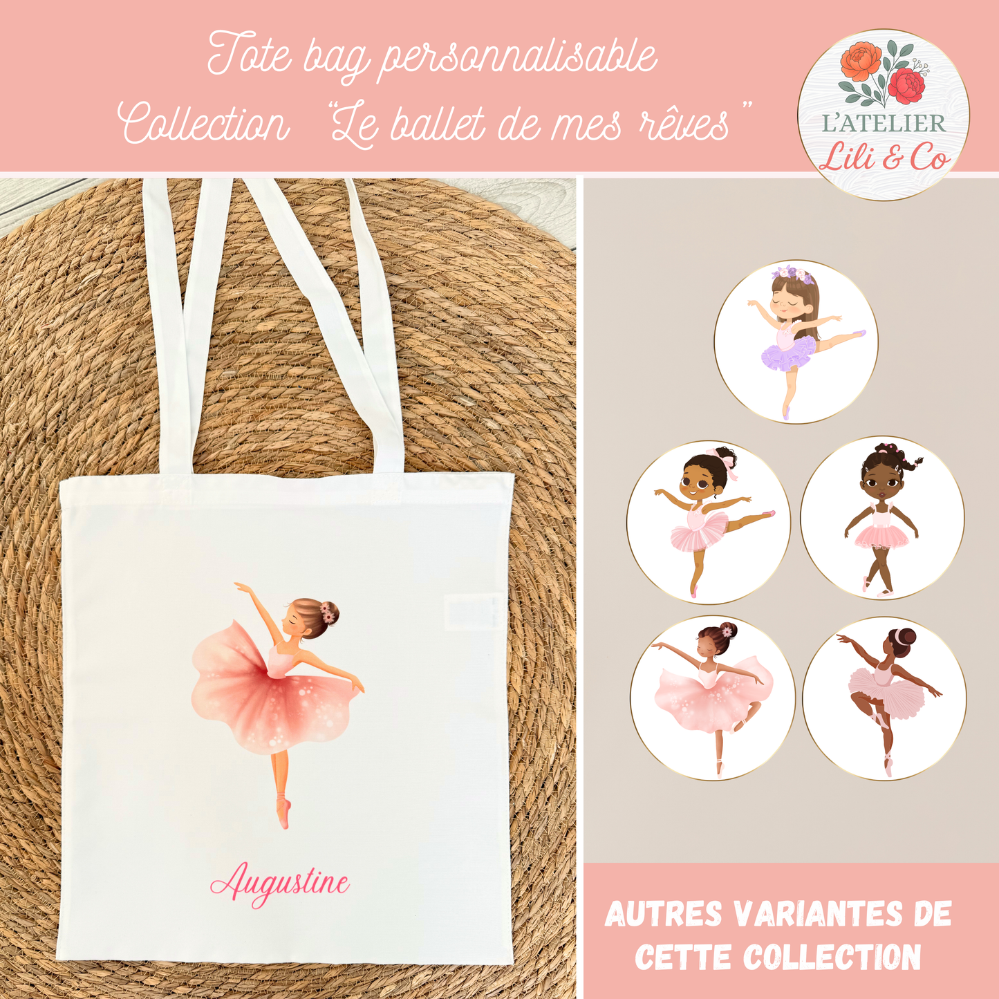 Tote bag collection "Le ballet de mes rêves"