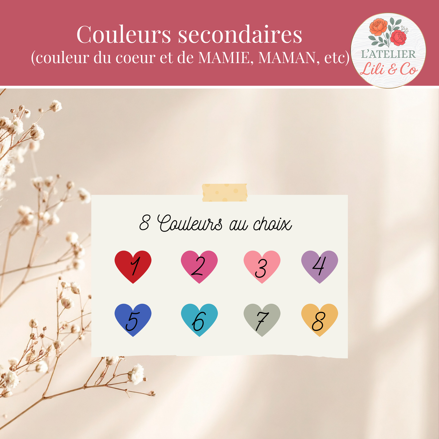 Gourde collection "Mes amours"
