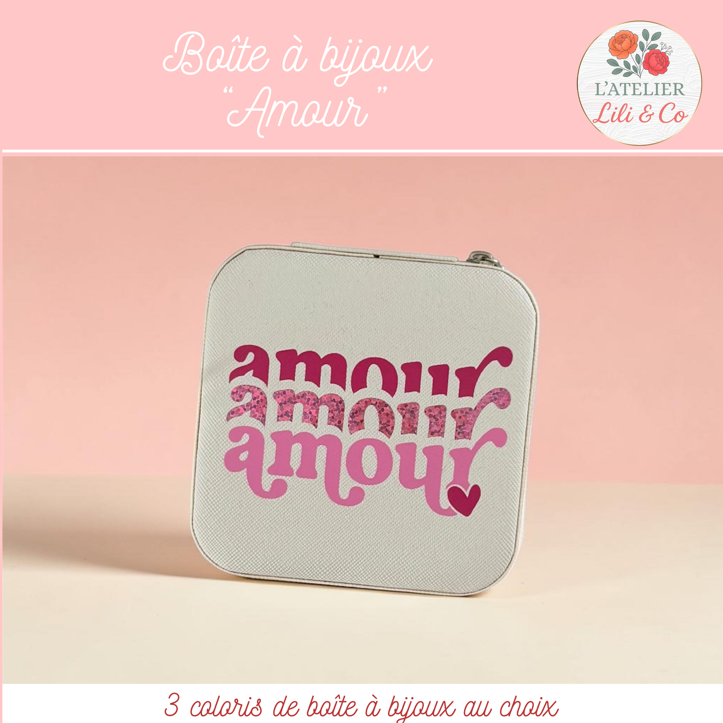 Boîte à bijoux "Amour"