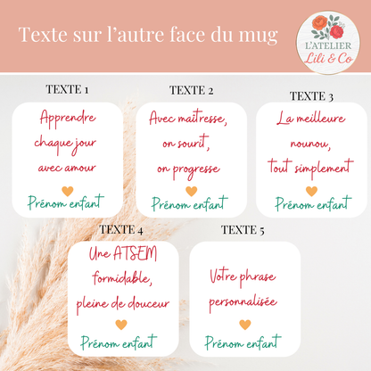 Mug collection "Des fleurs plein le coeur"