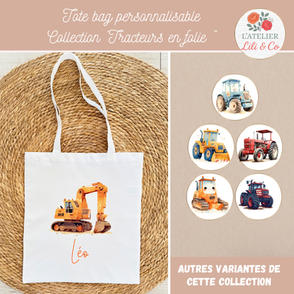 Tote bag collection "Tracteurs en folie"