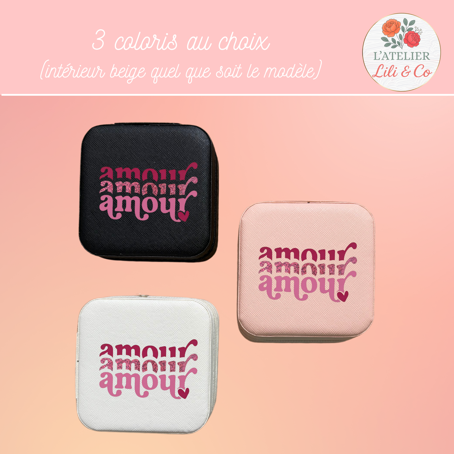 Boîte à bijoux "Amour"