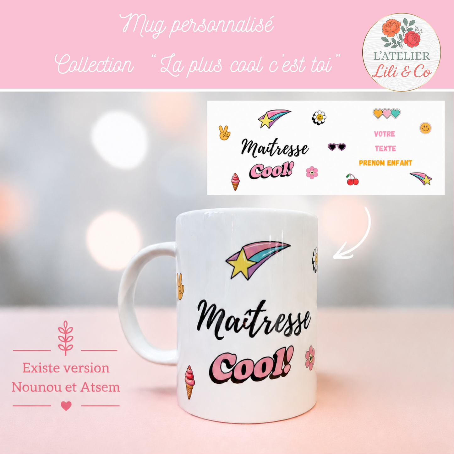 Mug collection "La plus cool c'est toi"