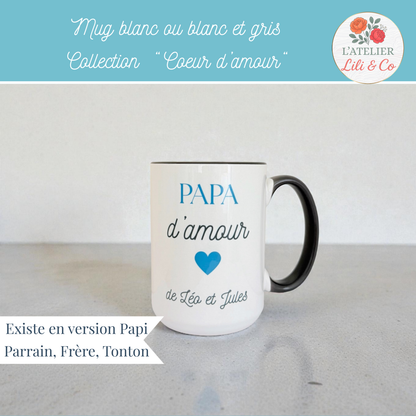 Mug collection "Coeur d'amour"