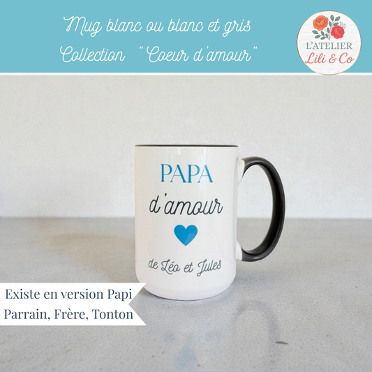 Mug collection "Coeur d'amour"