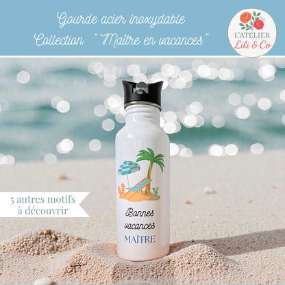 Gourde collection "Maître en vacances"