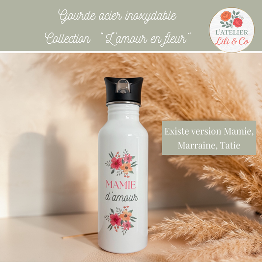 Gourde collection "L'amour en fleur"