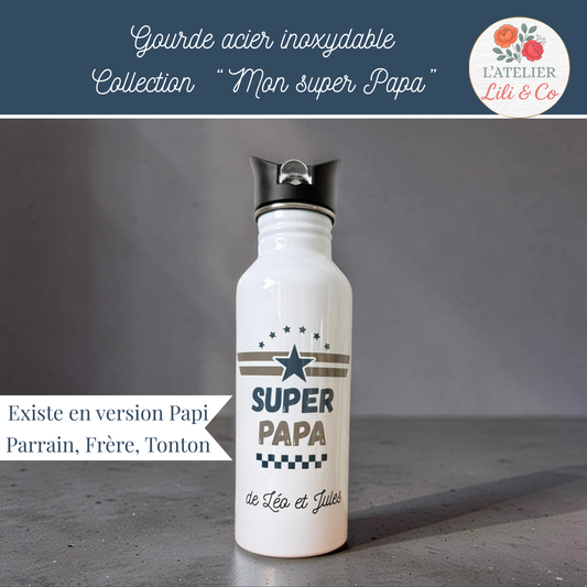 Gourde collection "Mon super Papa"