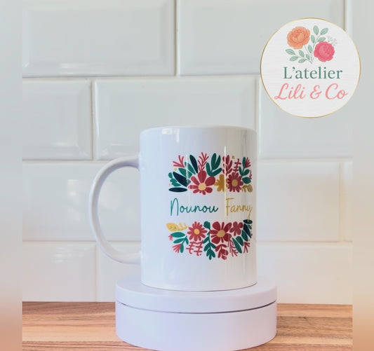 Mug collection "Des fleurs plein le coeur"